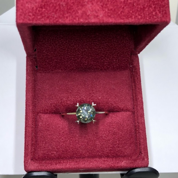 14k Moissanite Engagement Ring - Picture 5 of 11
